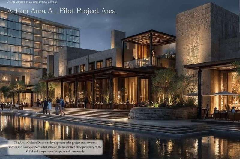 ملامح مخطط منطقة الأهرامات