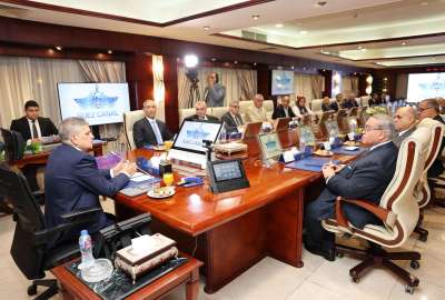 الفريق أسامة ربيع أثناء متابعة أوضاع البحر الأجمر وباب المندب