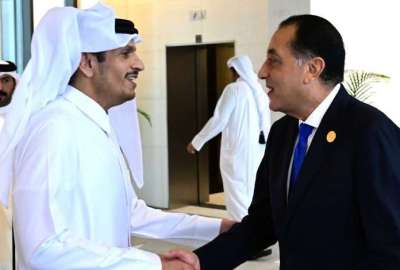 مصطفي مدبولي ومحمد بن جاسم