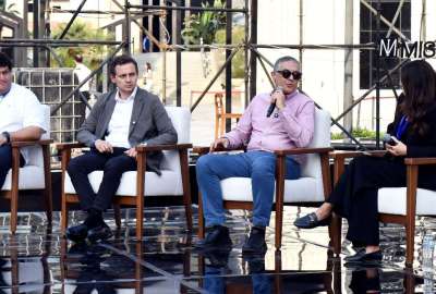 حسام هيبة خلال فاعليات القمة