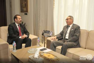  رئيس جهاز مستقبل مصر يستقبل محمد الاتربي والوفد المرافق له 