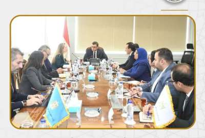 وزير الإسكان مع ممثلي البنك الدولي