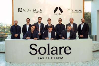 قيادات مصر ايطاليا العقارية خلال توقيع العقود